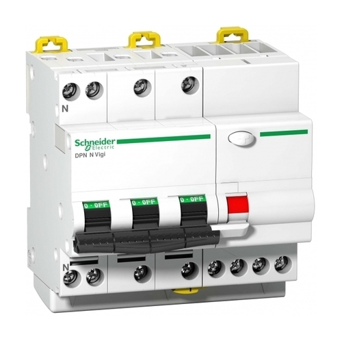 Дифавтомат Schneider Electric Acti9 4P 6А (C) 6кА 30мА (AC)