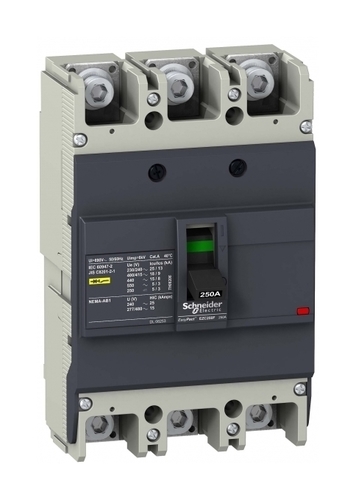 Силовой автомат Schneider Electric Easypact EZC 250, TM-D, 15кА, 3P, 125А