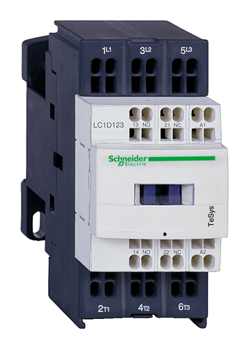 Контактор Schneider Electric TeSys LC1D 3P 9А 400/24В DC 4кВт