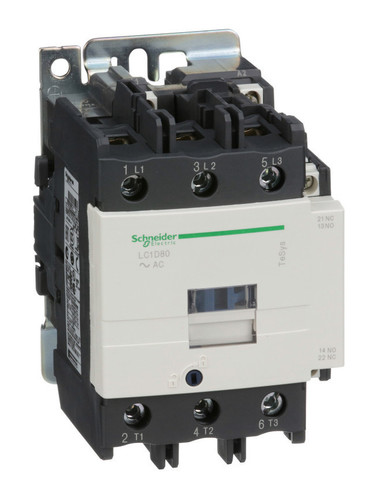 Контактор Schneider Electric TeSys LC1D 3P 80А 440/120В AC 45кВт