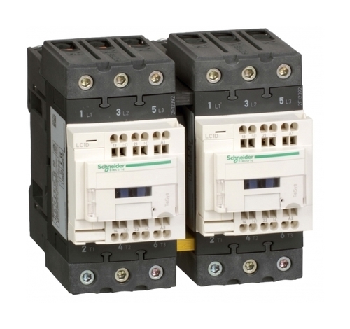 Реверсивный контактор Schneider Electric TeSys LC2D EVERLINK 3P 65А 440/24В AC 30кВт