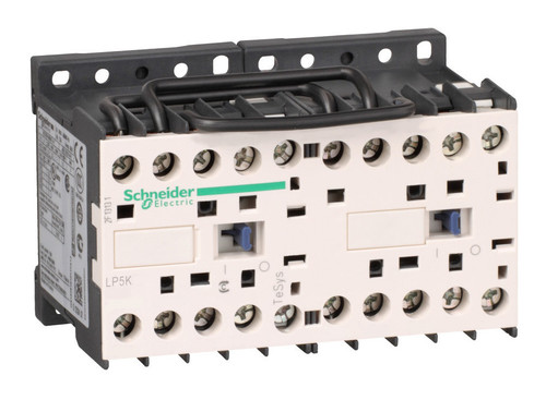 Реверсивный контактор Schneider Electric TeSys LP5K 3P 6А 400/24В DC 2.2кВт