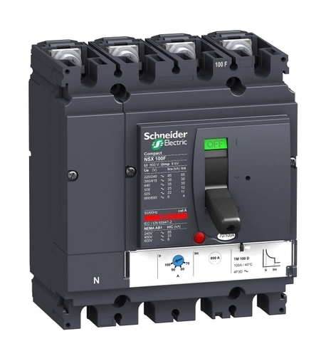 Силовой автомат Schneider Electric Compact NSX 100, TM, 36кА, 4P, 32А