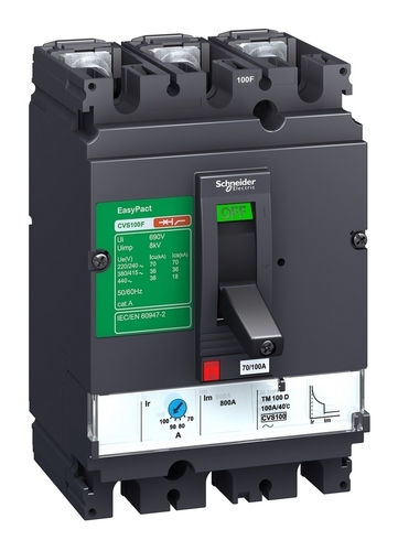 Силовой автомат Schneider Electric EasyPact CVS 100, TM-D, 36кА, 3P, 50А