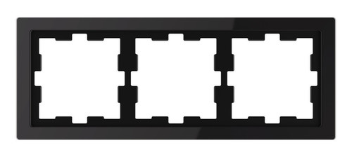 Рамка 3 поста Schneider Electric MERTEN D-LIFE, черный оникс