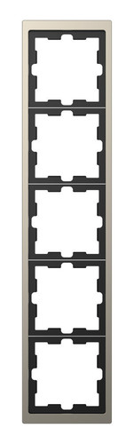 Рамка 5 постов Schneider Electric MERTEN D-LIFE, никель