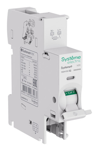 Systeme Electric MX+OF Расцепитель независимый с контактом сигнализации 12-24В AC Systeme9