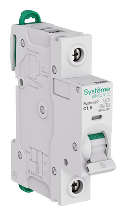 Автоматический выключатель Systeme9, 1полюс, 1,6А, C, 6кA