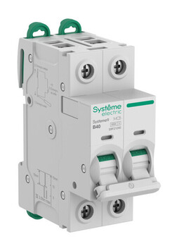 Автоматический выключатель Systeme9, 2полюса, 40А, B, 6кA