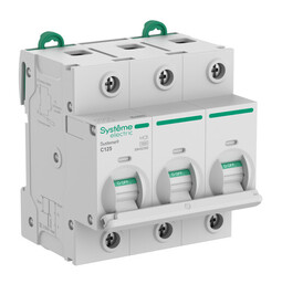 Автоматический выключатель Systeme9, 3полюса, 125А, C, 10 кА